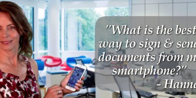 Tech Tip Today - Sign and send PDFS from smartphone