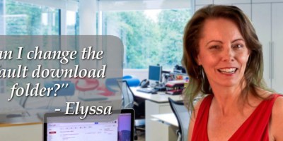 TechTip- Change Default Download Folder